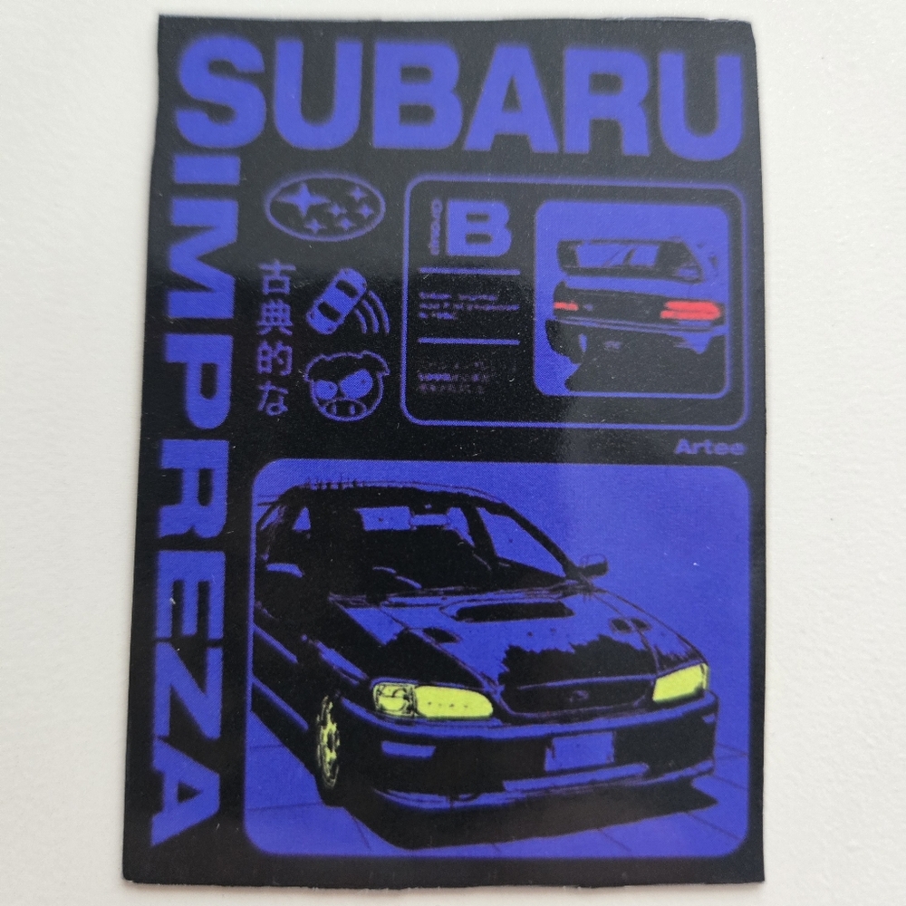 Subaru Impreza JDM Poster-Style Custom Magnet